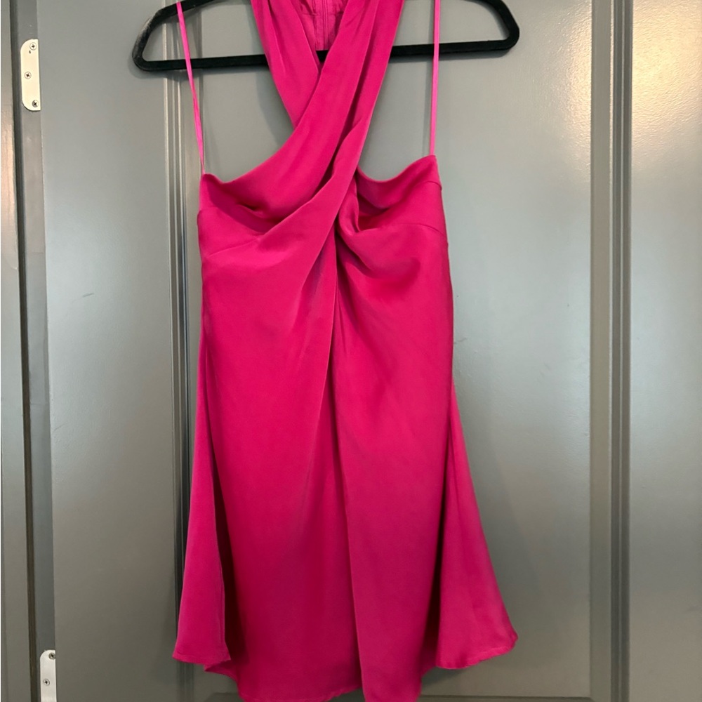 Mini hot Pink Women's Dress